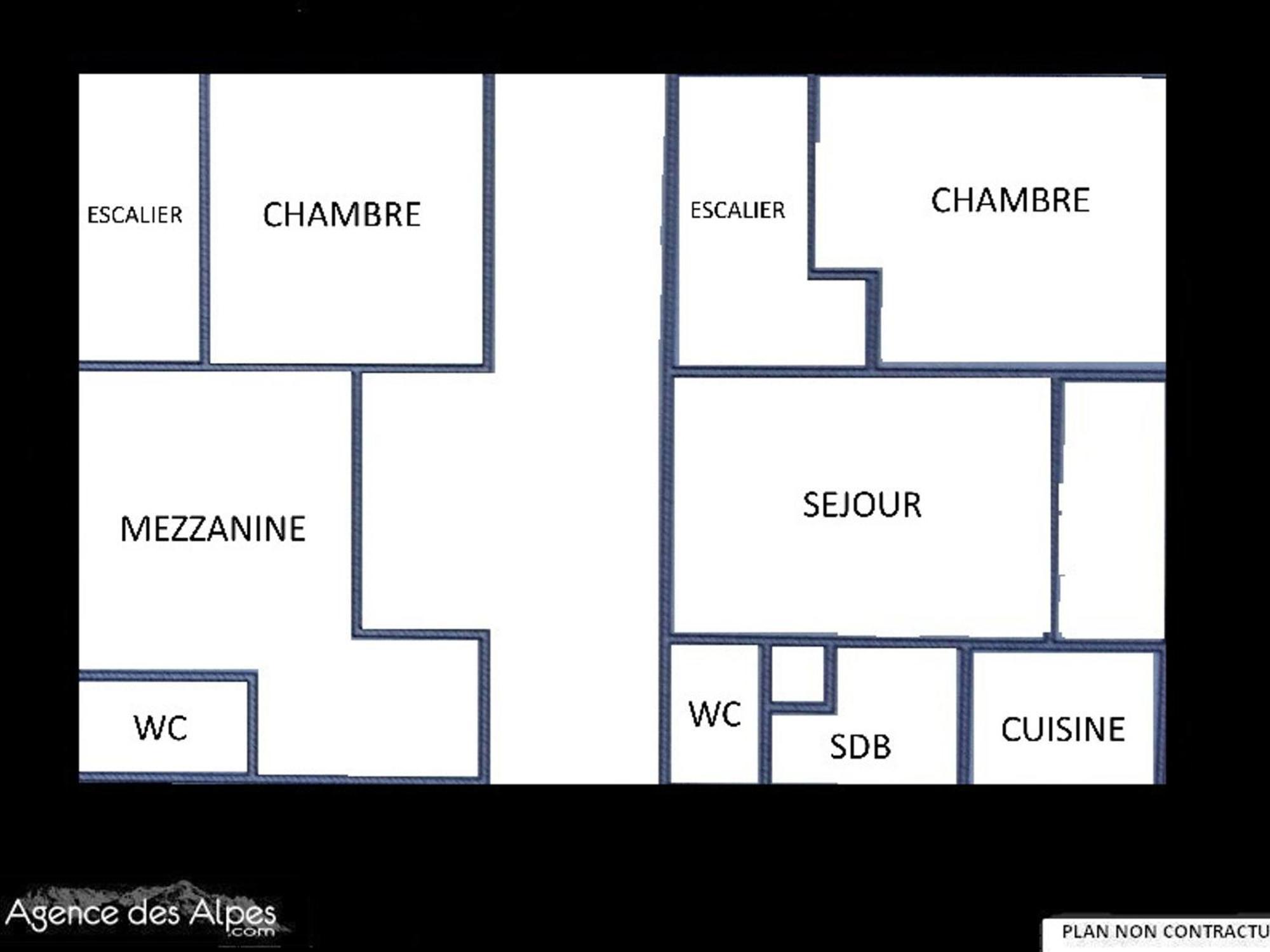 Apartamento Duplex Classique 6/7 Pers, Balcon, Les Menuires - Fr-1-452-36 Saint-Martin-de-Belleville Exterior foto